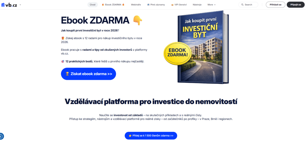 S investováním do nemovitostí může pomoci i komunita portálu vb.cz.